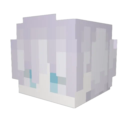 Jowiey_ Minecraft avatar head, 3D render