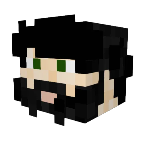 Jowona Minecraft avatar head, 3D render