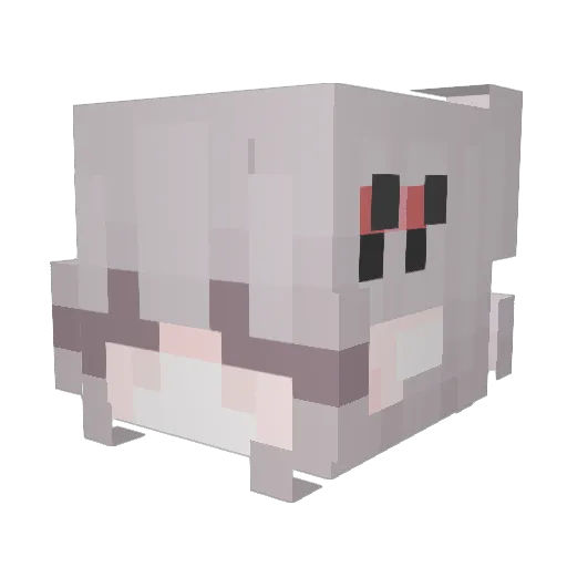 Jowoshiee Minecraft avatar head, 3D render