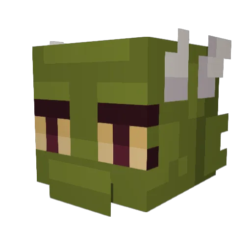 Jox Minecraft avatar head, 3D render