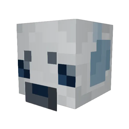 JoxTC Minecraft avatar head, 3D render