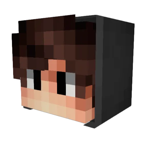 JoxxiMrt Minecraft avatar head, 3D render