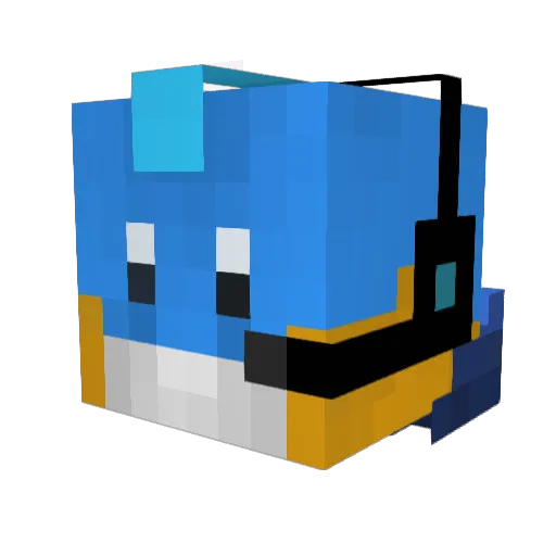 JoyBoy144 Minecraft avatar head, 3D render