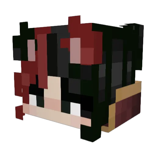 JoyBoy233 Minecraft avatar head, 3D render
