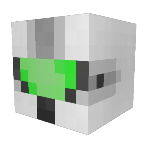 JoyHwang_ Minecraft avatar head, 3D render