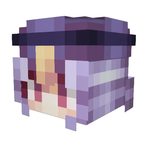 Joyce_Y Minecraft avatar head, 3D render