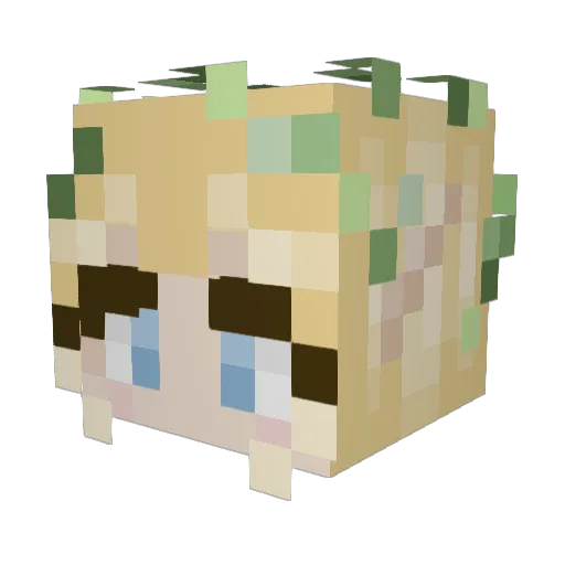 Joycie13103 Minecraft avatar head, 3D render