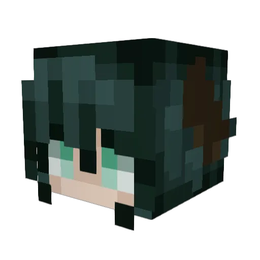 JoyfulKnight Minecraft avatar head, 3D render