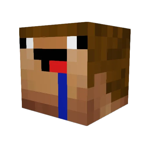 JoyfulPath78753 Minecraft avatar head, 3D render