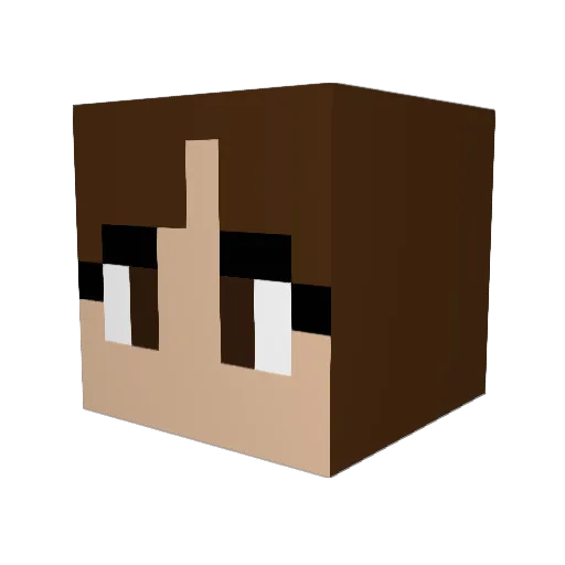JoynerLuka Minecraft avatar head, 3D render