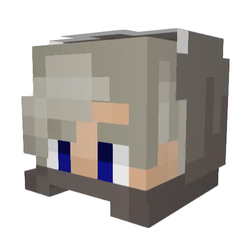 Jozi_100 Minecraft avatar head, 3D render