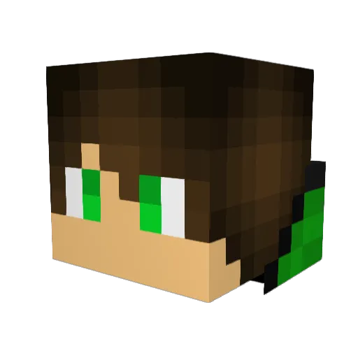 JozifekM Minecraft avatar head, 3D render