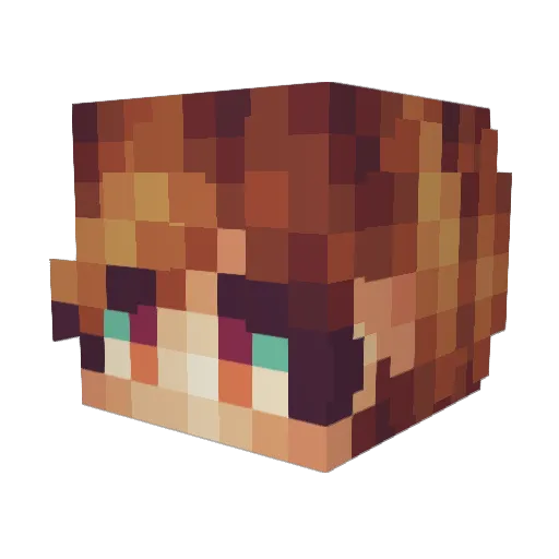 Jozza_69 Minecraft avatar head, 3D render