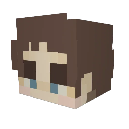 Jozzy9 Minecraft avatar head, 3D render