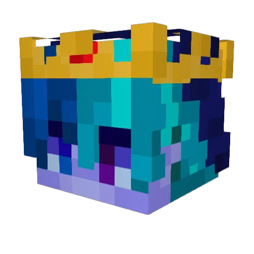 Jozzyfy Minecraft avatar head, 3D render