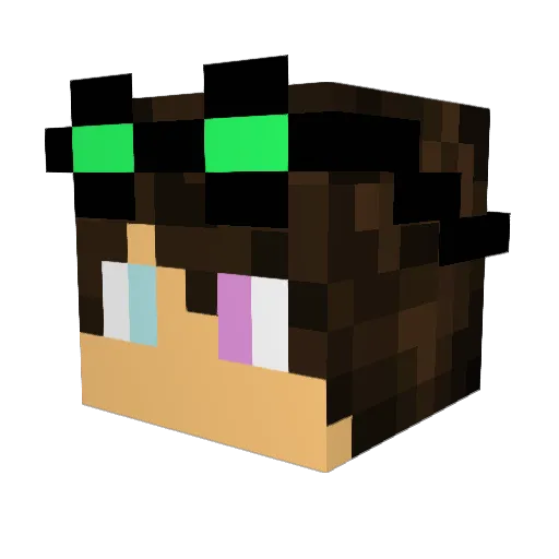 JpCilento Minecraft avatar head, 3D render