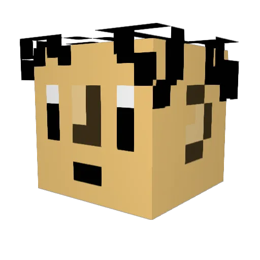 Jpablox___ Minecraft avatar head, 3D render