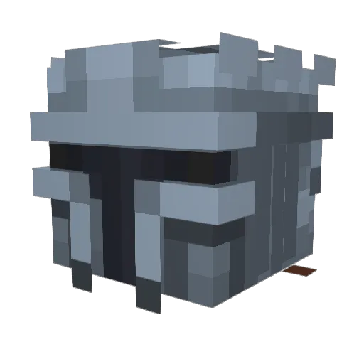 Jpappyo Minecraft avatar head, 3D render