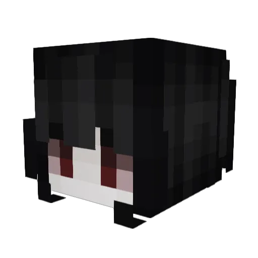 Jplays Minecraft avatar head, 3D render