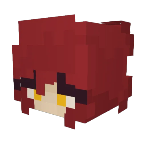 Jplinares2 Minecraft avatar head, 3D render