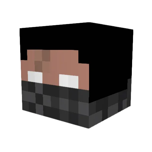 Jprivera Minecraft avatar head, 3D render