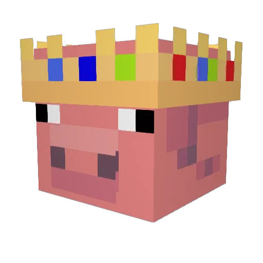 Jpsch14 Minecraft avatar head, 3D render