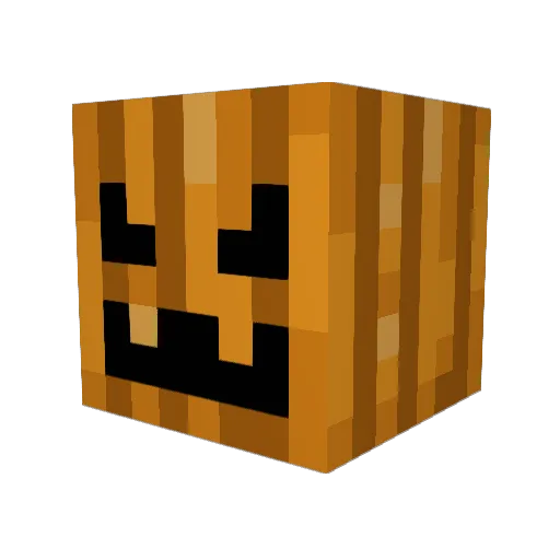 Jqii Minecraft avatar head, 3D render