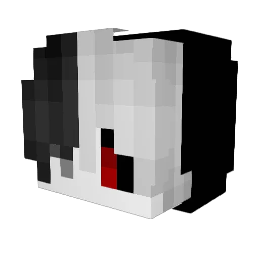 Jqsh113 Minecraft avatar head, 3D render