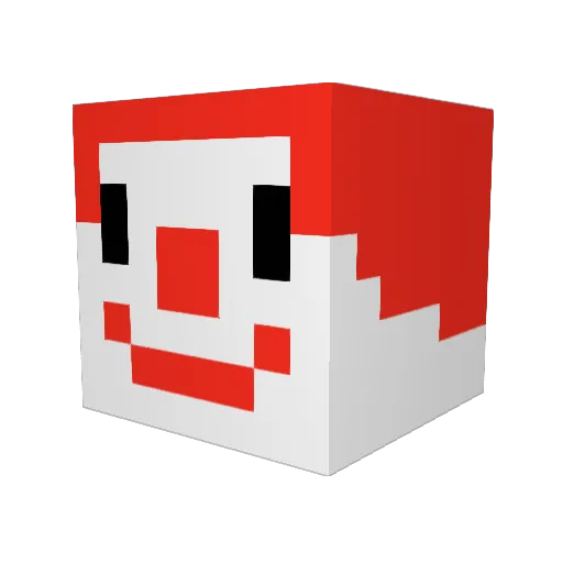 JrHitman Minecraft avatar head, 3D render