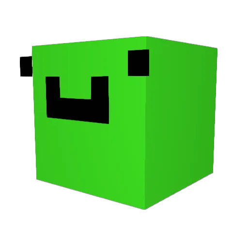 JrLeague Minecraft avatar head, 3D render