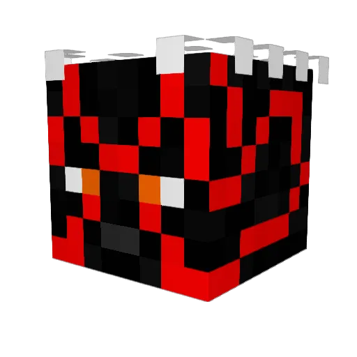 JrPred12 Minecraft avatar head, 3D render