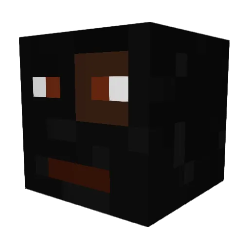 JrSpookii Minecraft avatar head, 3D render