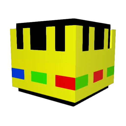 Jrat7744 Minecraft avatar head, 3D render