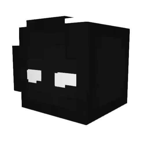 Jrazah Minecraft avatar head, 3D render