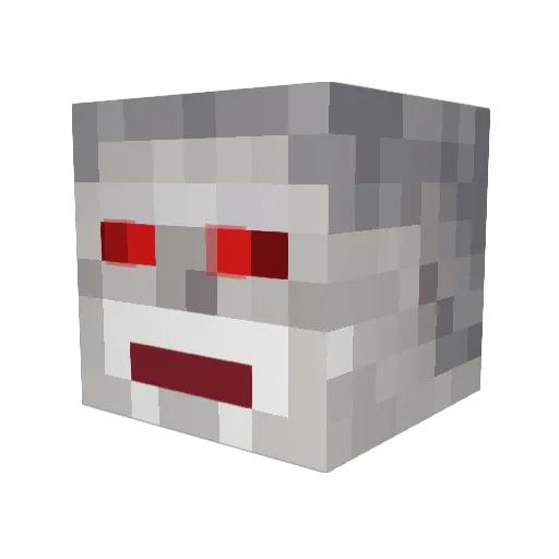 Jrebo98 Minecraft avatar head, 3D render