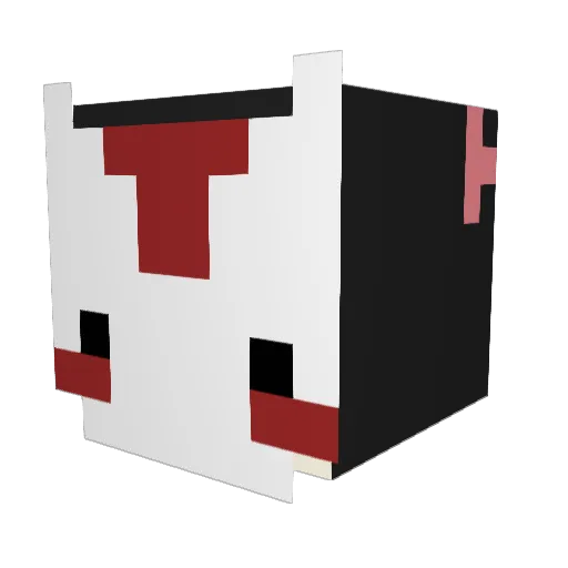 JreiV3 Minecraft avatar head, 3D render