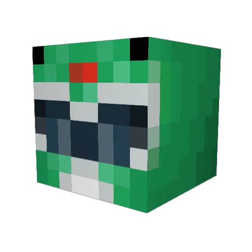 Jrkong1000 Minecraft avatar head, 3D render