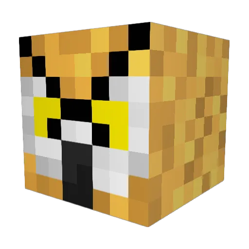 Jruss84244138 Minecraft avatar head, 3D render