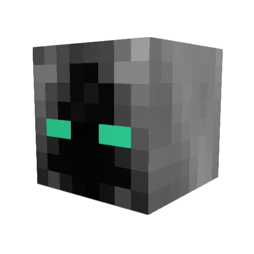 Jryve Minecraft avatar head, 3D render