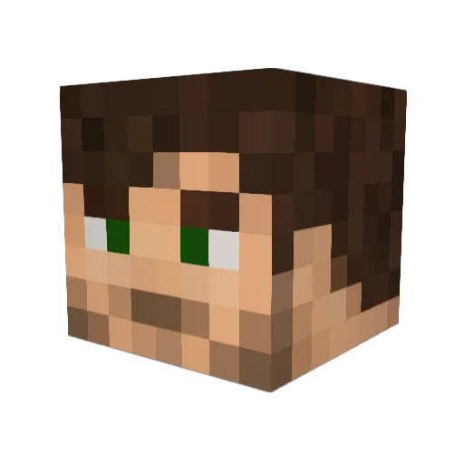 Jsaacs15 Minecraft avatar head, 3D render
