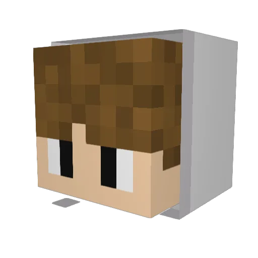 Jsantana09 Minecraft avatar head, 3D render