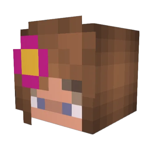 JschoschKa Minecraft avatar head, 3D render