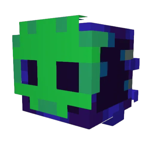 Jsfw Minecraft avatar head, 3D render