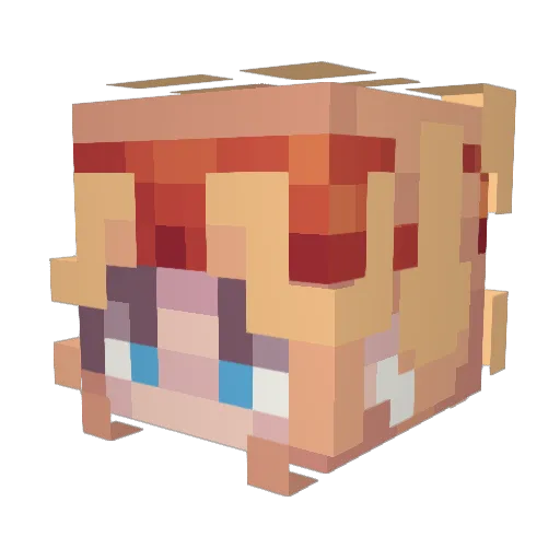 Jsgwynne Minecraft avatar head, 3D render