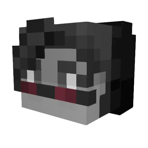 Jshade1238 Minecraft avatar head, 3D render