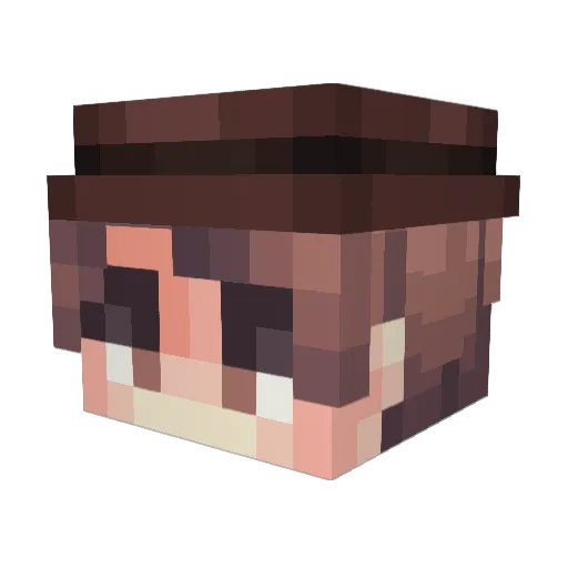 Jsix1106 Minecraft avatar head, 3D render