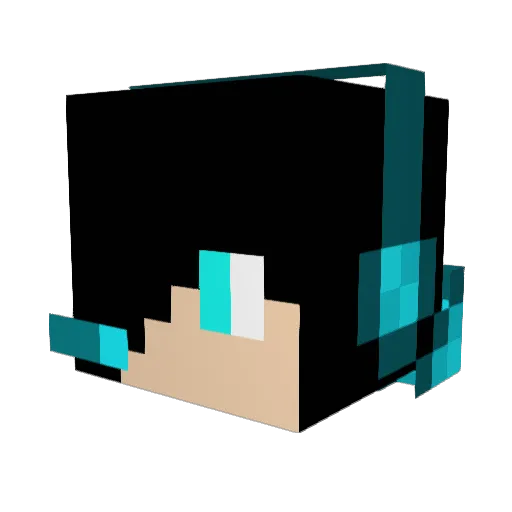 Jsmoothc Minecraft avatar head, 3D render