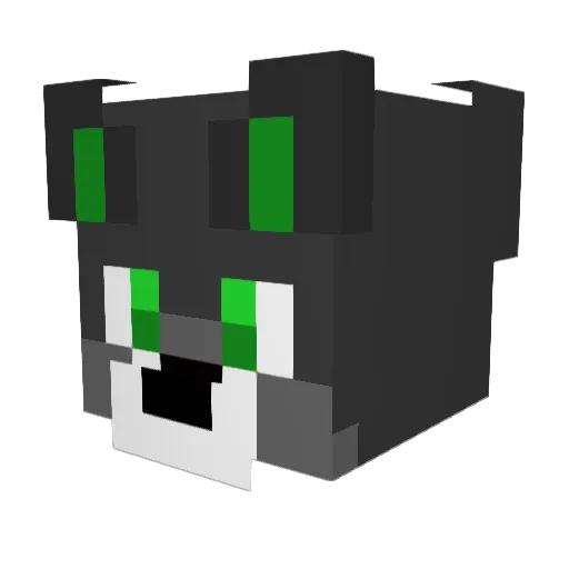 Json2468 Minecraft avatar head, 3D render