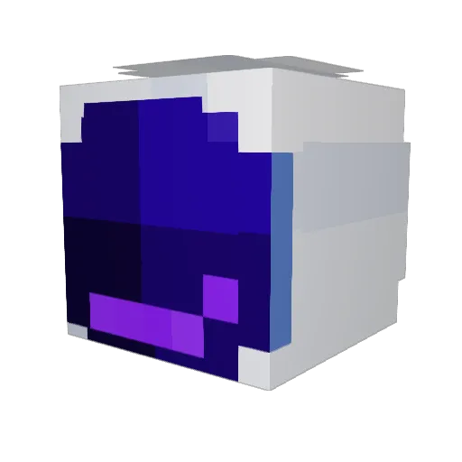 Jsonnix Minecraft avatar head, 3D render