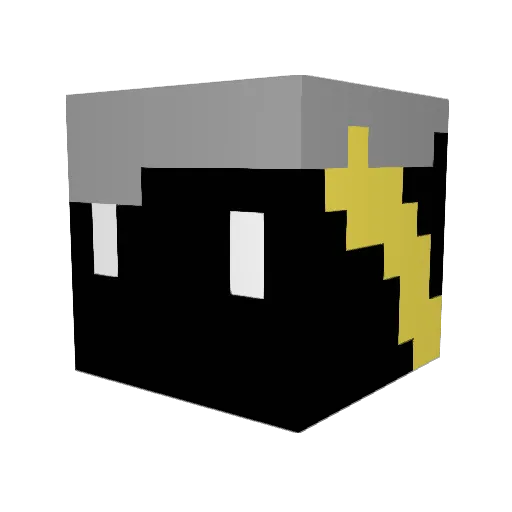 Jspeij Minecraft avatar head, 3D render
